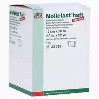 Mollelast Haft Binden Latexfrei 12 Cmx20 m Weiß 1 st Binden