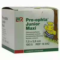 Pro Ophta Junior Maxi Okklusionspflaster 100 St