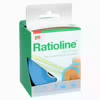 Ratioline Sport Tape 5 Cm X 5 M Türkis 1 St Pflaster