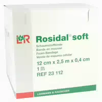 Lohmann & Rauscher Rosidal Soft Schaumstoffbinde 2,5 m X 10 cm X 0,4 cm 1 st