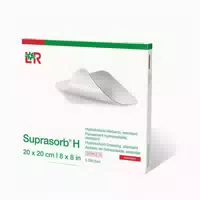 Lohmann & Rauscher Suprasorb H Hydrokolloid Verband, Steril, Standard 1 Packung = 5 Stück, Maße: 20 X 20 cm 5 st
