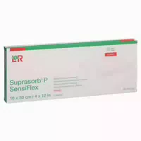 Suprasorb P Sensiflex Border 7,5x7,5cm 10 St