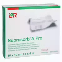 Suprasorb A Pro Calciumalginat Kompr 10x 10 St