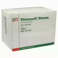Vliwasoft Stoma Kompressen 10x10 cm 4fach 100 st Kompressen