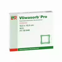 Vliwasorb Pro Suberabsorb Komp Steril 12,5x12,5 Cm 10 St Kompressen