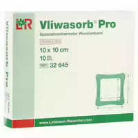 Lohmann & Rauscher Vliwasorb Pro Wundverband 10 Stück 10 X 10 cm 10 st