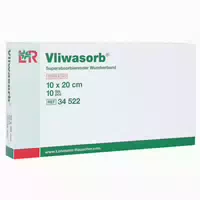 Vliwasorb Superabsorb Saugkomp Steril 10 St
