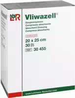 Vliwazell Saugkompressen 20x25 cm Steril 30 st Kompressen