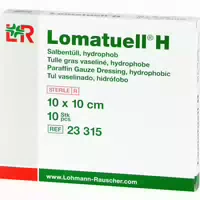 Lomatuell H Salbentüll 10x10 cm Cpc