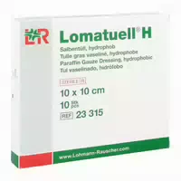 Lomatuell H Salbentüll 10 X 10 cm Steril 10 Stück