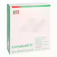 Lomatuell H Salbentüll 10x10 cm Steril 50 st