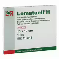 Lomatuell H Salbentüll 10x10 cm Steril 10 st