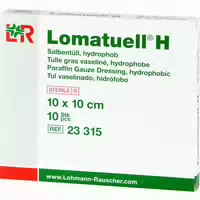 Lomatuell H Salbentüll 10x10 Cm Steril