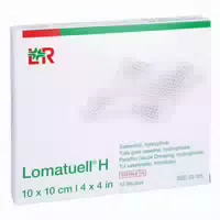 Lomatuell H Salbentüll 10x10 cm Steril
