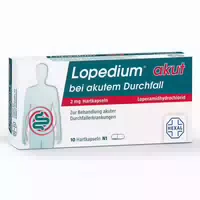 Lopediumâ Akut bei Akutem Durchfall 2 mg Hartkapseln