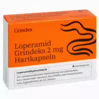 Loperamid Grindeks 2 mg Hartkapseln 12 st