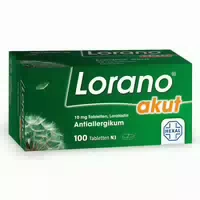 Lorano Akut Antiallergikum 7 st