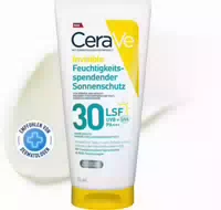 Cerave Invisible Feuchtigkeitsspendender Sonnenschutz Lsf 30 75 ml Gratis Feuchtigkeitsspendende Reinigungslotion 20ml