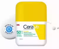 Cerave Mattierendes Sonnenschutz Fluid Lsf 50 50 ml Gratis Cerave Reinigungslotion 20 ml