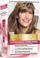 Loréal Paris Excellence Creme 7 1 Mittelaschblond Coloration 1stk