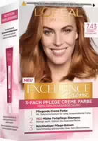 Loréal Paris Excellence Crème 7 43 Kupfer Goldblond Coloration