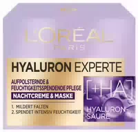 Loréal Paris Hyaluron Experte Aufpolsternde & Feuchtigkeitsspendende Nachtcreme &