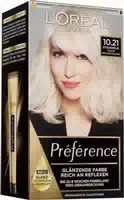 Loréal Paris Préférence 10 21 Platin Perlmuttblond Stockholm Coloration