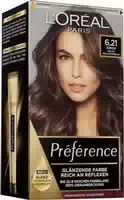 Loréal Paris Préférence 6 21 Helles Perlmuttbraun Zürich Coloration