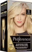 Loréal Paris Préférence 9 1 Sehr Helles Aschblond Oslo Coloration