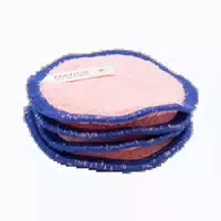 4er Set Waschbare Abschminkpads Chaim Blau