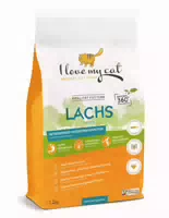 I Love My Cat Ilmc Set Mit Lachs Und Truthahn Trockenfutter Und Nassfutter Jutebeutel
