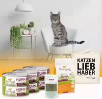 I Love My Cat Sparset für Europäisch Kurzhaar Trockenfutter und Nassfutter mit Huhn