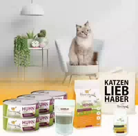I Love My Cat Sparset für Sibirische Katze Nassfutter und Trockenfutter mit Huhn Nahrungsergänzung