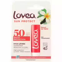 Lovea Lippenpflegestift mit Hohem Schutz Monoï De Tahiti Spf50