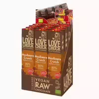 Lovechock Bio Rohe Schokolade Bars, Maulbeere Vanille