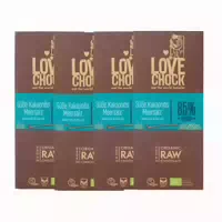 Lovechock Süße Kakaonibs & Meersalz 85% Kakao