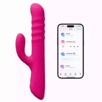 Rabbitvibrator „velvo“ mit Waveroller Massageperlen