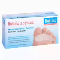 Hallufix Softies Hammerzehenpolster Größe M 36 41 2 St Gelplatten