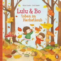 Lulu & Bo Toben im Herbstlaub