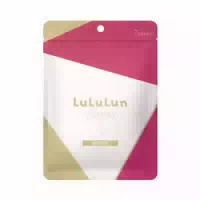 Lululun Over 45 Facial Sheet Mask Moist 7stücke Camelia Pink
