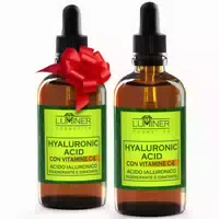 Luminer Gesichtsserum mit Hyaluronsäure 2x100 Ml, Angereichert mit Schneckenspeichel und Vitamin C