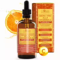 Luminer Vitamin C Gesichtsserum 100ml, Natürliche Anti Falten Formel mit Aloe Vera und Vitamin C E