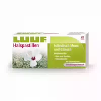 Luuf Halspastillen Isländisch Moos und Eibisch
