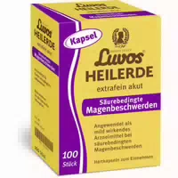 Luvos Heilerde Extrafein Akut Säurebedingte Magenbeschwerden Kapseln
