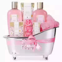 Luxetique Spa Geschenkset 8 Teilig Gänseblümchen Bad Geschen 1 st