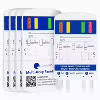 5x Luxmediq Drogenschnelltest für 8 Drogenarten Urin Drogentest Multi 8 Testkassette