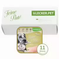 11 X 150 G Lecker Pet Paulas Feine Paté Reich An Huhn Hundefutter Nassfutter Vollnahrung