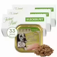 33 X 150 G Lecker Pet Paulas Feine Paté Reich An Huhn Hundefutter Nassfutter Vollnahrung