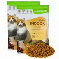 5 kg Lecker Pet Balus Indoor Geflügel Katzenfutter Trockenfutter Vollnahrung