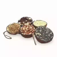 Lyra Pet Halbe Kokosnuss Gefüllt Mit Topping
